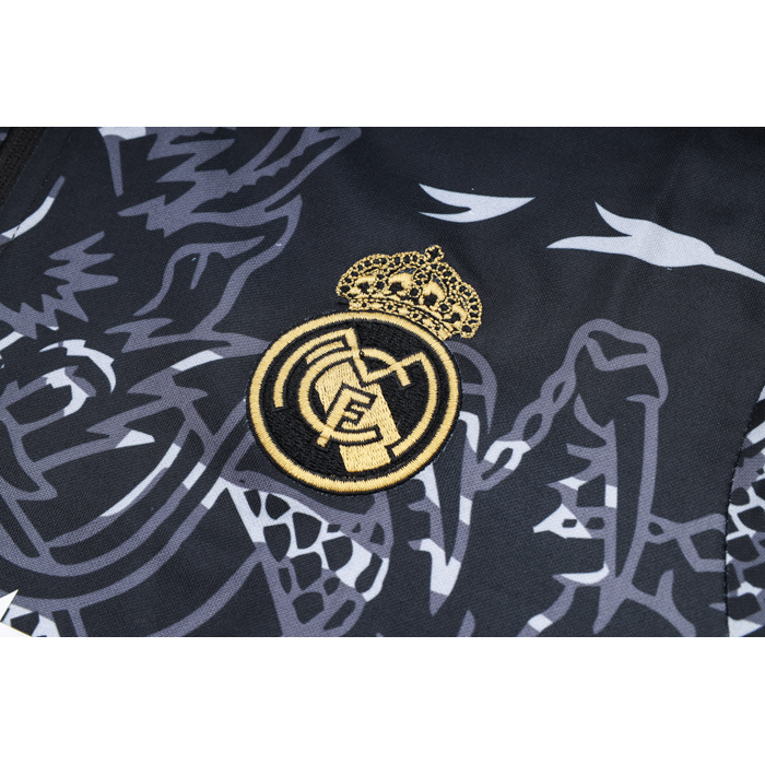 Chandal de Sudadera del Real Madrid Nino 2023-2024 Negro - Haga un click en la imagen para cerrar